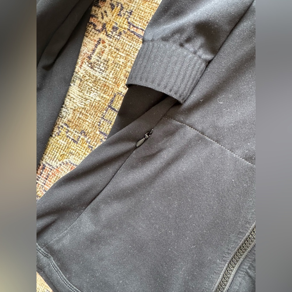 Fabletics Black Full-Zip Utility Jacket - Picture 3 of 4
